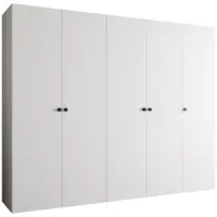 Szekrény Parma 1 250 fehér/fekete