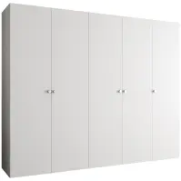 Szekrény Parma 1 250 fehér/ezüst