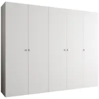 Szekrény Parma 1 250 fehér/ezüst