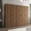Szekrény Parma 1 250 dió/fekete,5