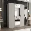Szekrény Bari 2 150 kasmír/fekete,5