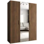 Szekrény Bari 2 150 dió/aranysárga
