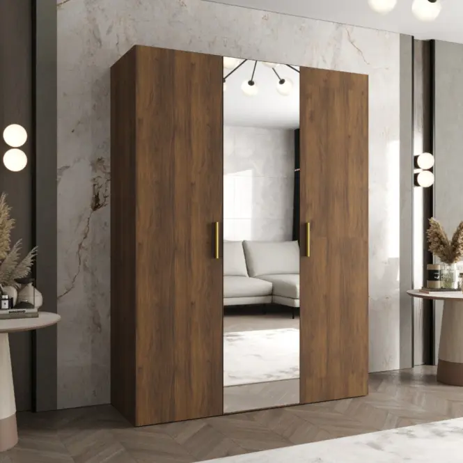 Szekrény Bari 2 150 dió/aranysárga,5