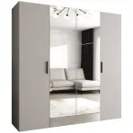 Szekrény Bari 2 200 kasmír/fekete