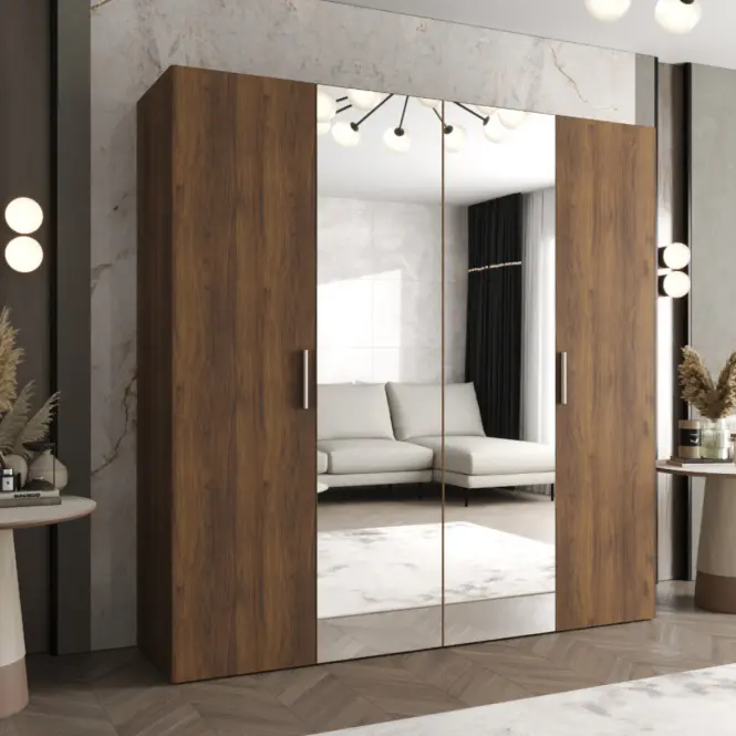Szekrény Bari 2 200 dió/ezüst,5