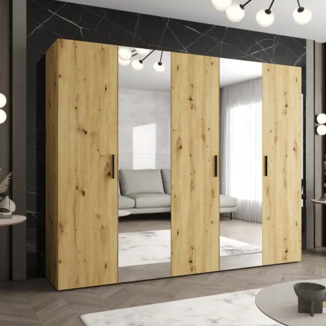 Szekrény Bari 2 250 artisan/fekete,5