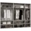 Szekrény Bari 2 250 kasmír/fekete,4