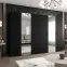 Szekrény Bari 2 300 fekete/fekete,5