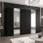 Szekrény Parma 2 300 fekete/fekete,5