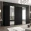 Szekrény Parma 2 300 fekete/aranysárga,5