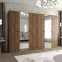 Szekrény Parma 2 300 dió/fekete,5
