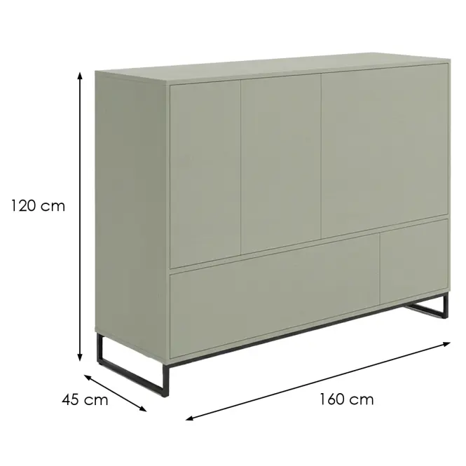 Komód Genua D-Lux Eucalyptus