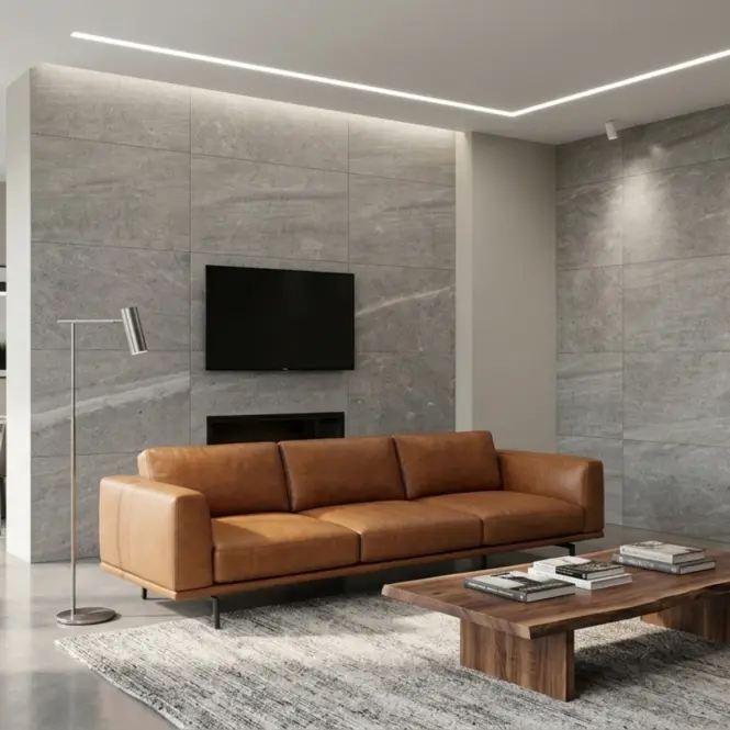 Rugalmas kőpanel Nile dark grey,3