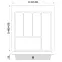 Fiók betét Max 50 390-450x490 grafit TE36.0120.05.007,2
