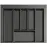 Fiók betét Max 60 490-550x490 grafit TE36.0121.05.007