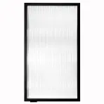 Üveg Elülső Rész Luxeo 596/1593 L Fekete/Flutes Kpl