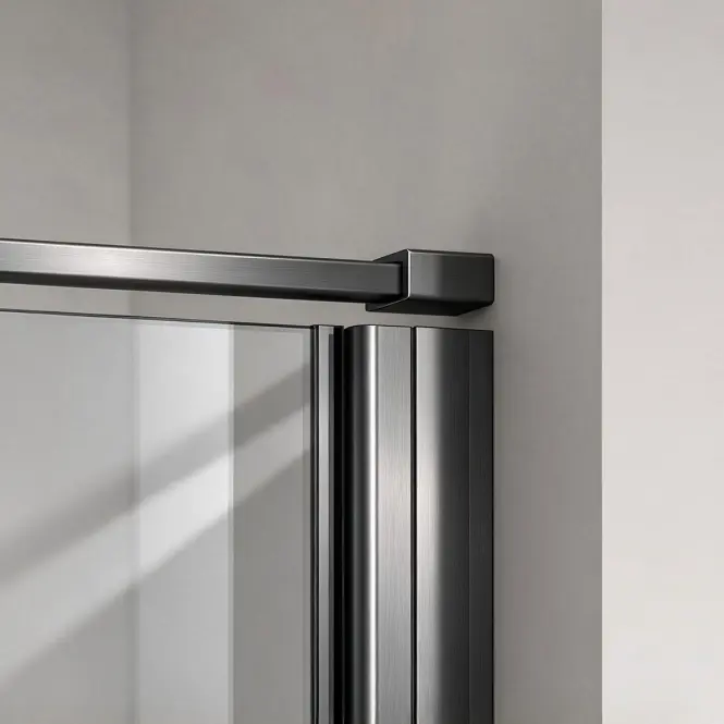 Zuhanykabin Maja 90x90x190 gun metal,2