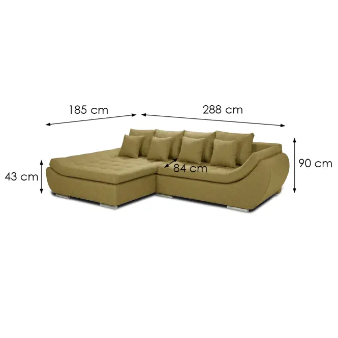 Sarokgarnitúra szett Hugo LC-2R Vibe 35,5