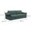Kanapé Dusc-25307 zöld,8