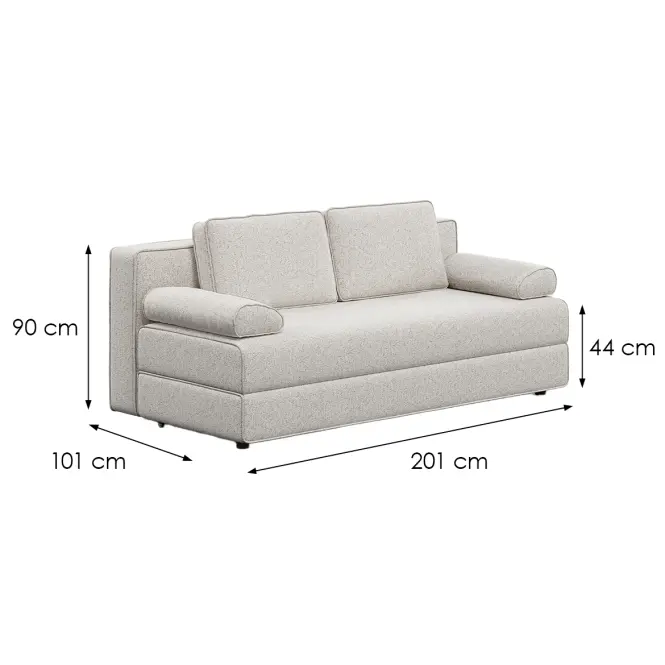 Kanapé Dusc-25253 bézs