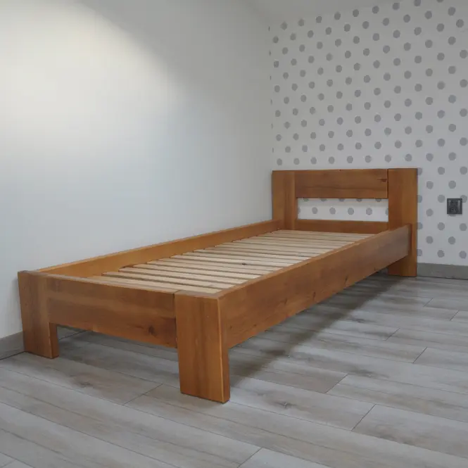 Ágy Kt 120x200 Faiparifenyő Wyb. Tölgy,4