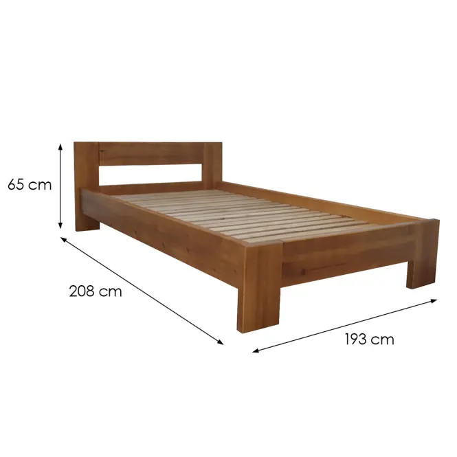 Ágy Kt 180x200 Faiparifenyő Wyb. Tölgy