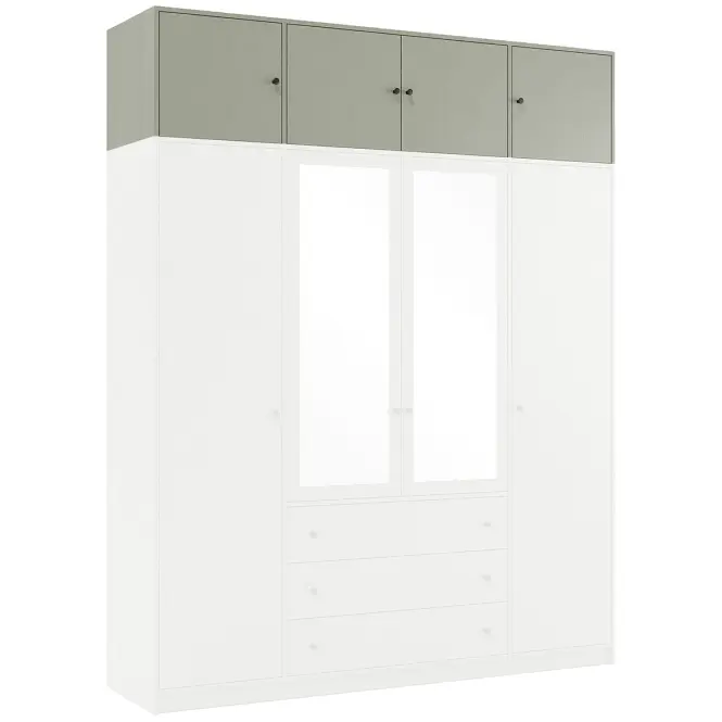Szekrény Siena D4 Lux Eukaliptusz