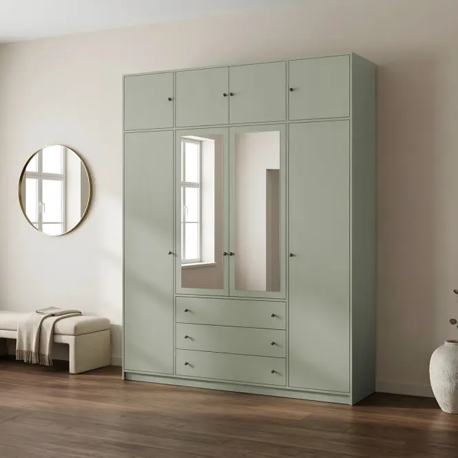 Szekrény Siena D4 Lux Eukaliptusz,4