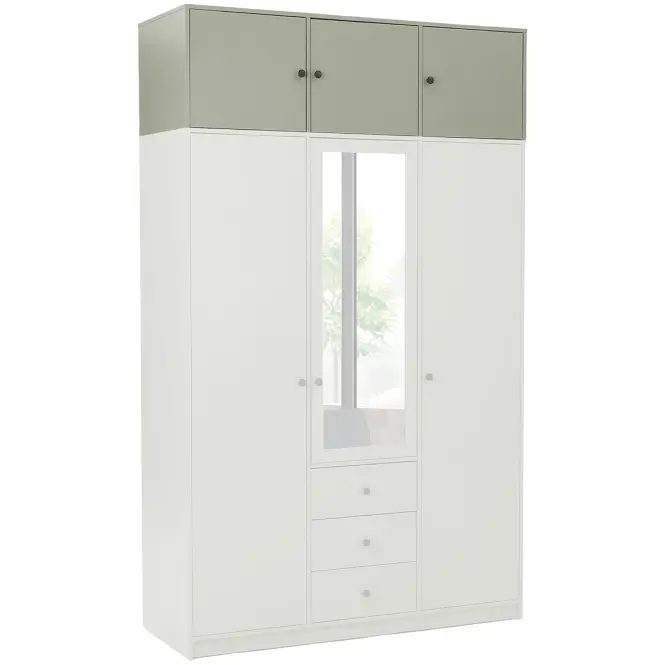 Fali Szekrény Siena D3 Lux Eucalyptus,3
