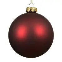 Karácsonyi üveggömb 15cm – piros 9100138