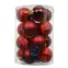 16 darabos üveggömb készlet 8cm – mix piros 9146580,2
