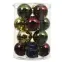 16 darabos üveggömb készlet 8cm – mix 9140867,2