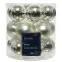 18 darabos üveggömb készlet 4cm – ezüst 9010439,2