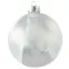 8 darabos üveggömb készlet 7cm – fehér Ice 9140544