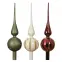 Üveg csúcsdísz karácsonyfára 31cm – mix 9170261