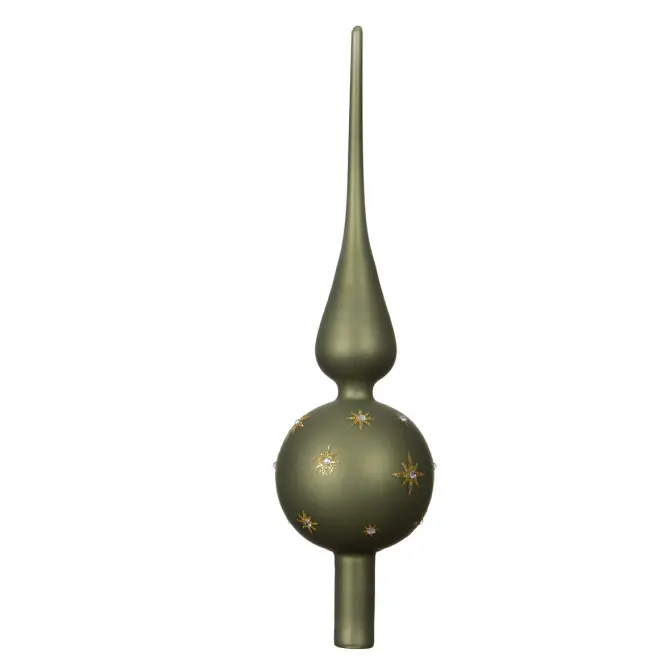 Üveg csúcsdísz karácsonyfára 31cm – mix 9170261,4