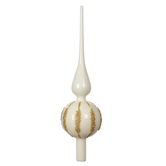 Üveg csúcsdísz karácsonyfára 31cm – mix 9170261,5