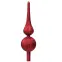 Üveg csúcsdísz karácsonyfára 31cm – mix piros 9170224,3