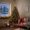 Üveg csúcsdísz karácsonyfára 31cm – mix aranysárga 9170226,11