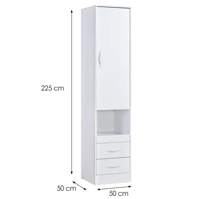 Regál Perfect 50 Fehér/Fehér