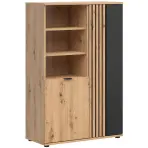 Regál Vabres Artisan/Fekete 2d