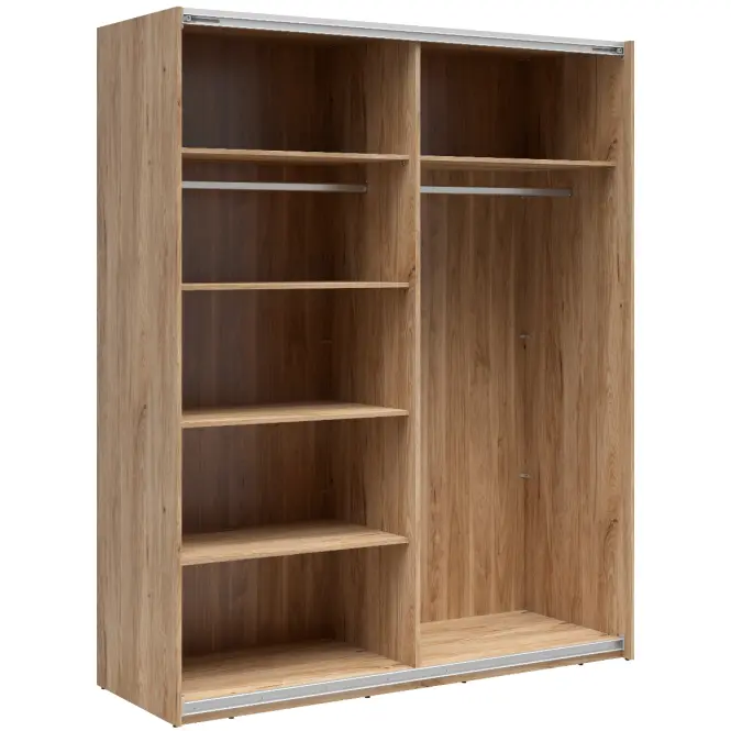 Szekrény Chuck 170 Cm – Tölgy Mauvella/Kasmír, Kétajtós,5