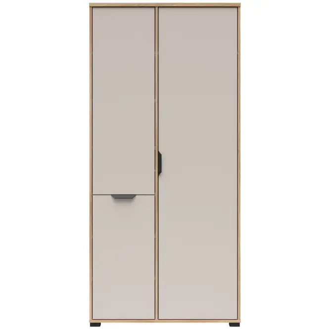 Szekrény Chuck 90 Cm – Tölgy Mauvella/Kasmír,Háromajtós