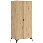 Szekrény Lamea 90 Cm – Artisan, Lécek, Kétajtós
