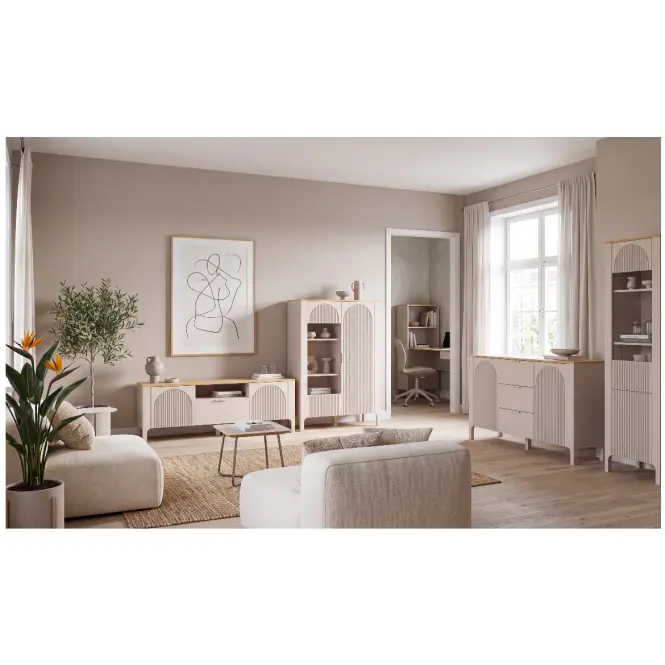 Vitrin Marbella Ma4 59,6cm – Kasmír, Kétajtós,7