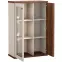 Vitrin C-3 86,4cm – Kasmír/Dió, Lamellák, Kétajtós,6
