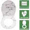 WC ülőke duroplast Márvány,4