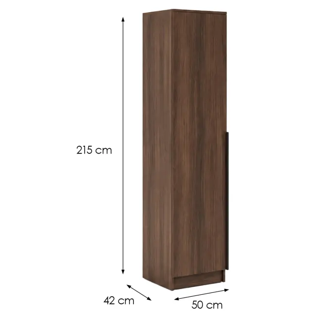 Szekrény Riva 50cm - Tölgy Catania, Egyajtós,2