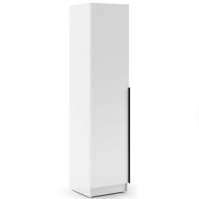 Szekrény Riva 50cm - Fehér, Egyajtós