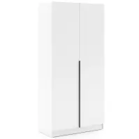 Szekrény Riva 100cm - Fehér, Kétajtós